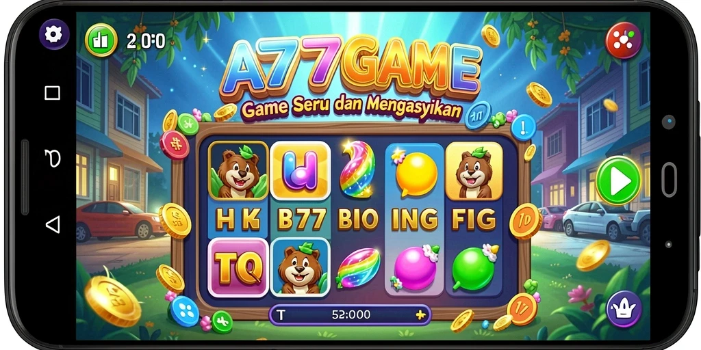 Tampilan gameplay A777GAME yang seru dan penuh aksi Bingo.