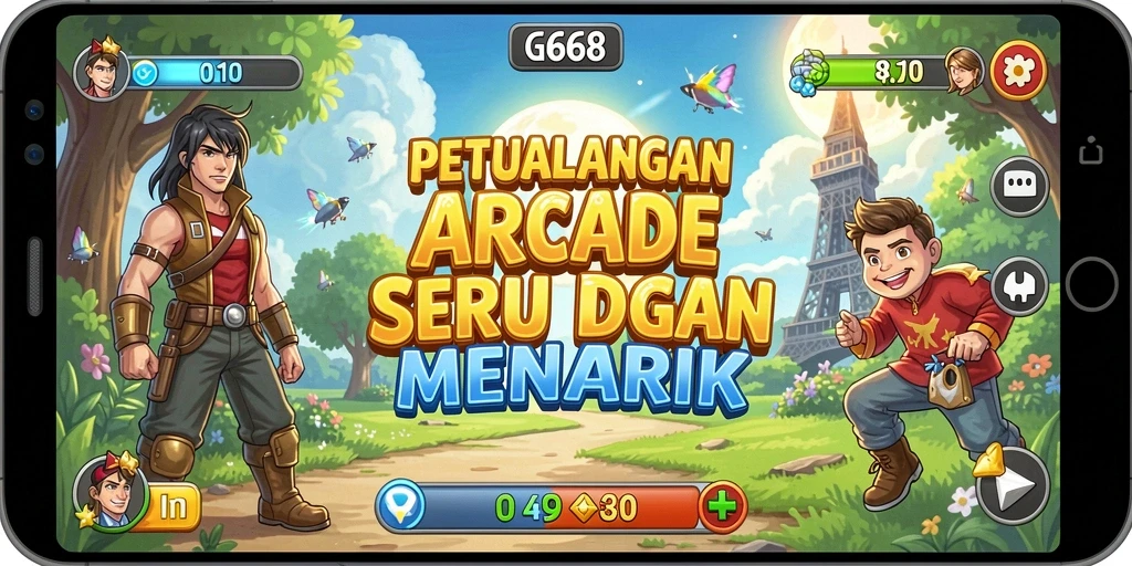 Tampilan gameplay menarik dari G668 dengan aksi yang seru.