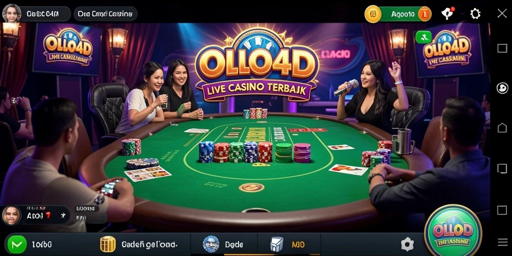Tampilan gameplay Live Casino yang menarik dan interaktif.