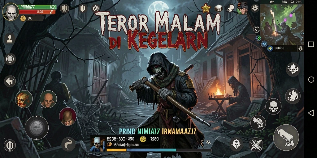 Gameplay PRIMA77 yang menakutkan dengan suasana horor yang mengerikan.