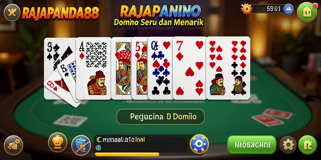 Tangkap momen seru bermain domino di RAJAPANDA88.