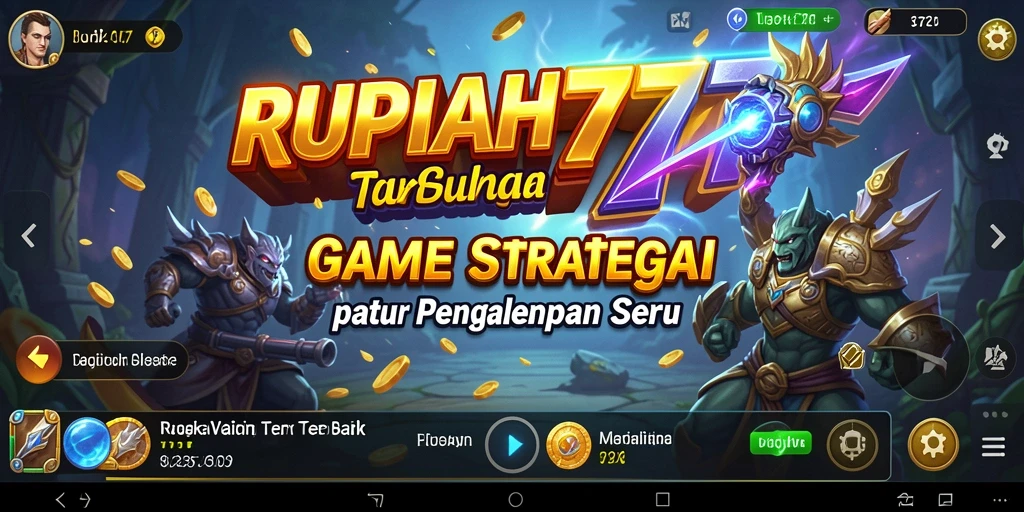 Tangkapan layar RUPIAH777 menunjukkan intense gameplay strategi yang menegangkan.