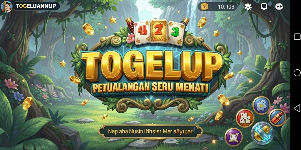 Tampilan gameplay TOGELUP yang menakjubkan dan penuh petualangan.