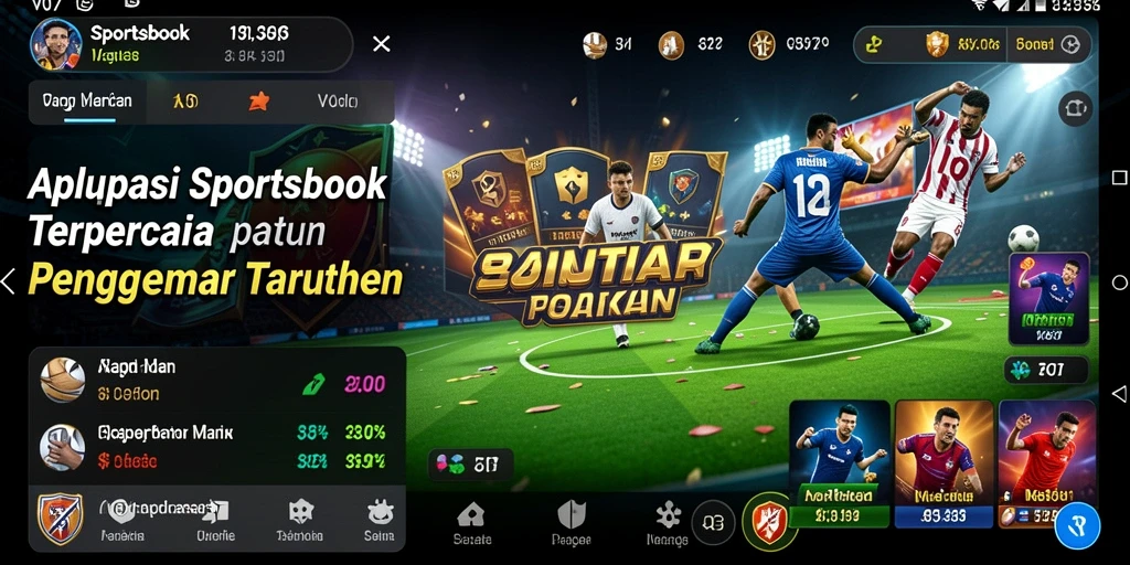 Tampilan antarmuka V07 saat bermain Sportsbook yang menarik.